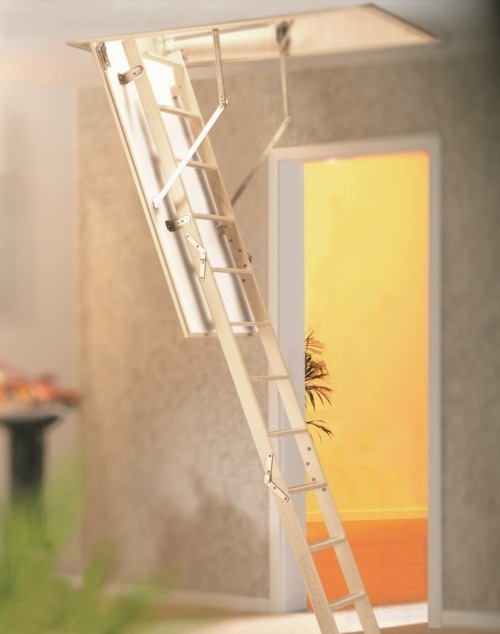 Escaliers escamotables Esca Iso RC ouvert